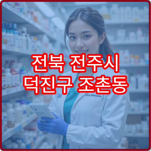 전북 전주시 덕진구 조촌동 일요일 당번 약국 지금 여는 곳 정리