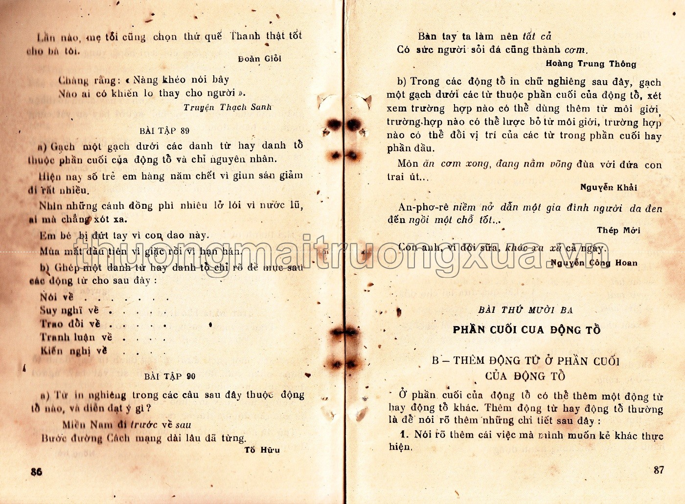 Ngữ pháp lớp 6 phổ thông (tập 1 - 1964) - Trang 44