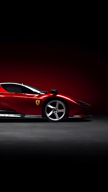 Ferrari Daytona SP3 Sports Car Sleek Profile - Free mobile Wallpaper