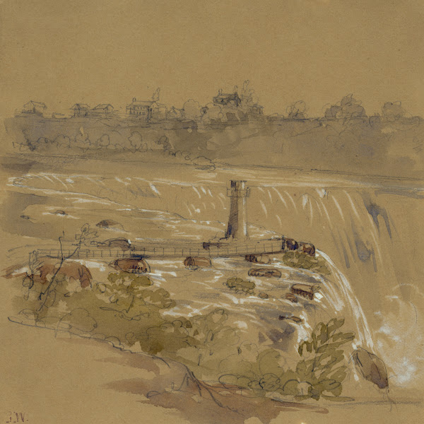 The falls of Niagara from Goat Island 1853