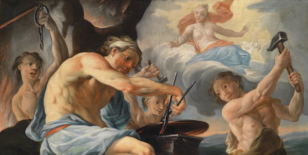 Vulcan Forges The Arms For Aeneas
