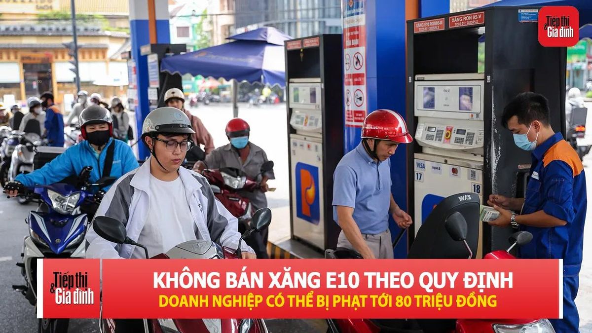 Từ 1/6, vi phạm lộ trình kinh doanh xăng E10 sẽ bị xử phạt nặng - Tạp chí Tiếp thị &amp; Gia đình