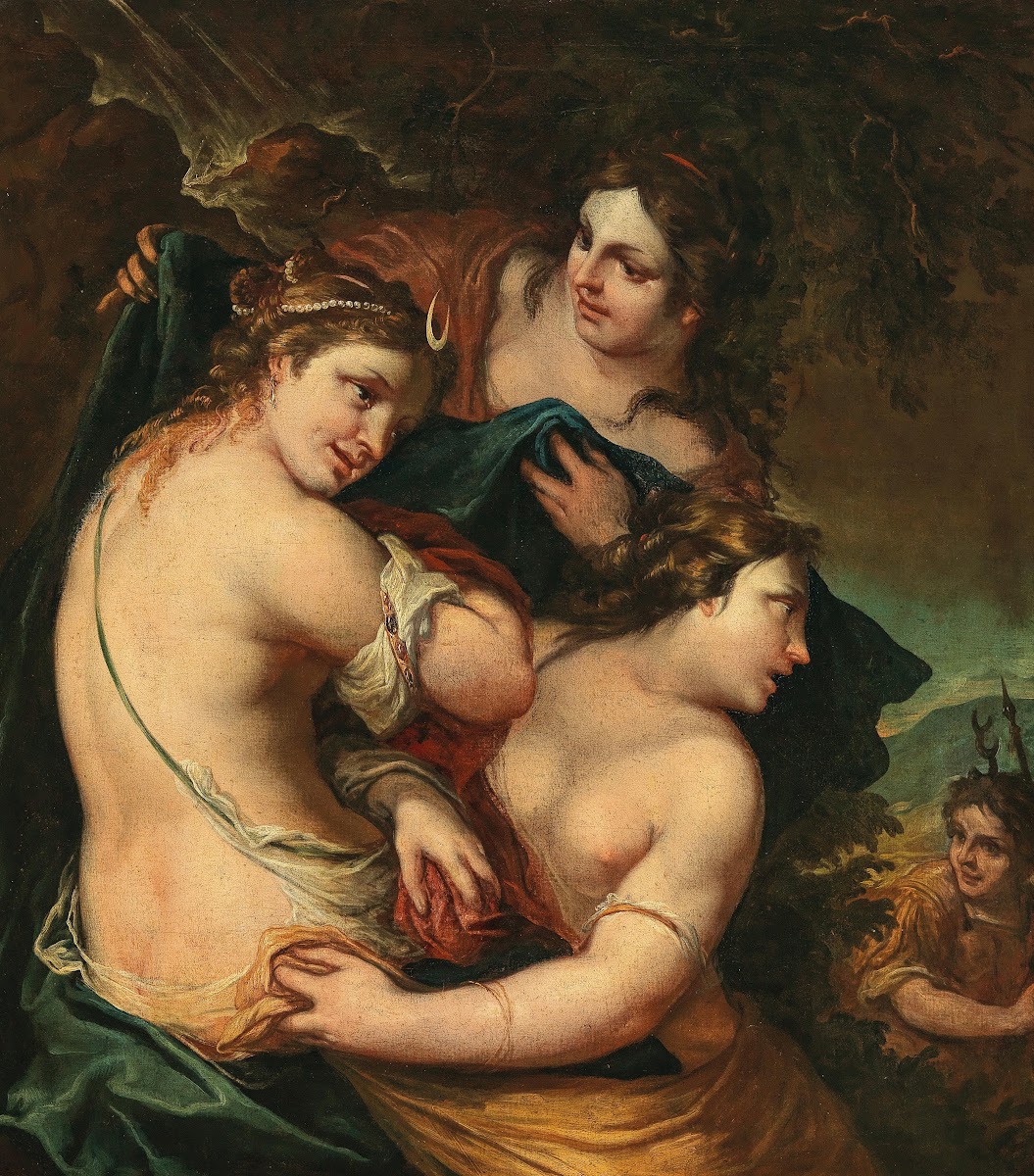 Diana and her nymphs surprised by Actaeon early 18th Century