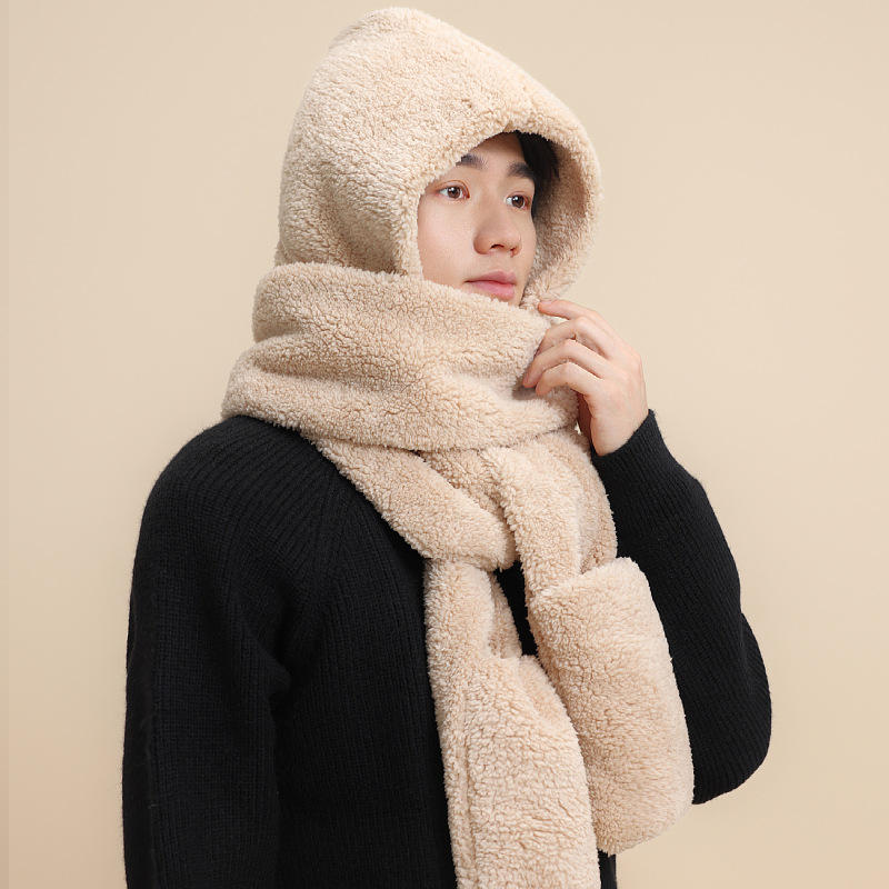 Winter Set for Men: Beanie, Scarf, and Gloves