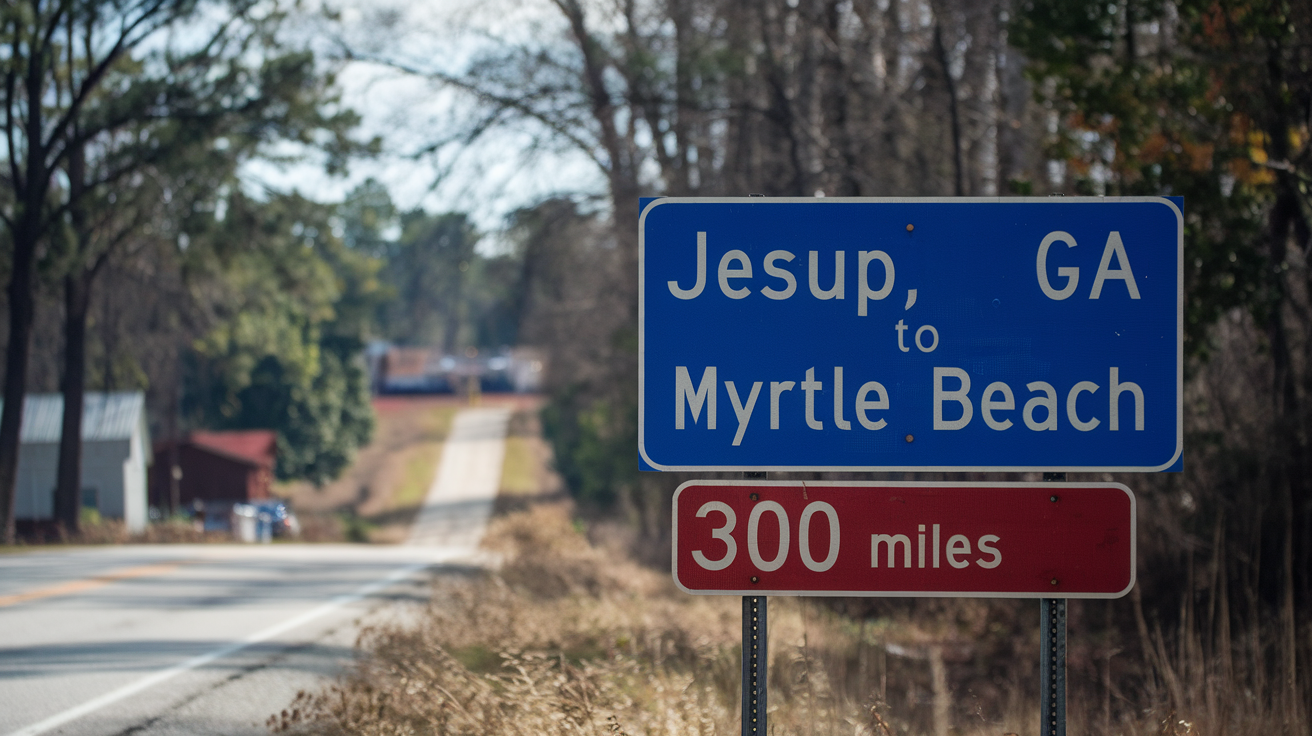 How Far Is Myrtle Beach from Jesup, GA? Distance & Travel Tips