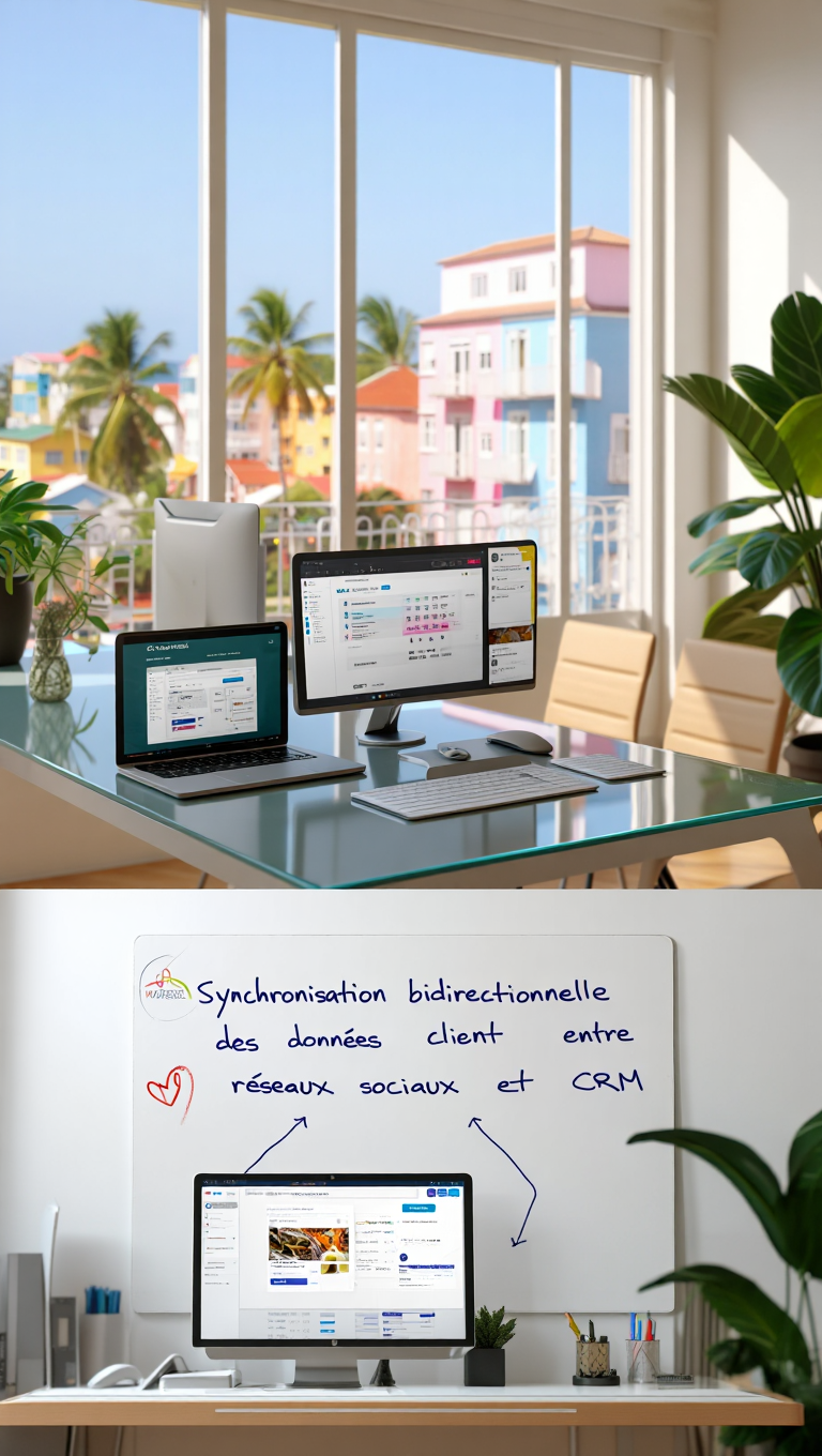 Synchronisation bidirectionnelle des données client entre réseaux sociaux et CRM