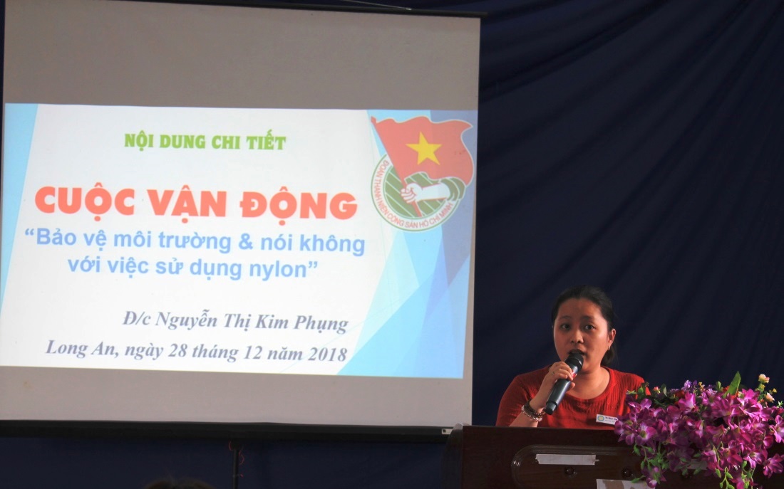 Cùng chung tay bảo vệ môi trường sống với Cuộc vận động “Bảo vệ môi trường và nói không với việc sử dụng nylon”