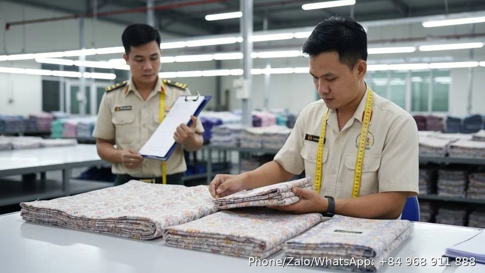 Printed Cotton Fabric - Gold Garment Vietnam