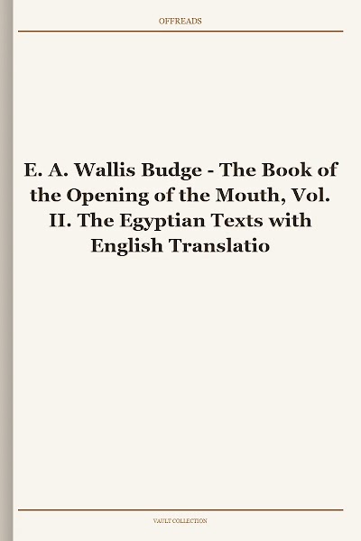 E. A. Wallis Budge