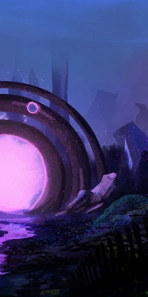 Lindsey Wailes, Artwork, Pink Light, Digital Painting, Portal 4K Wallpaper Background