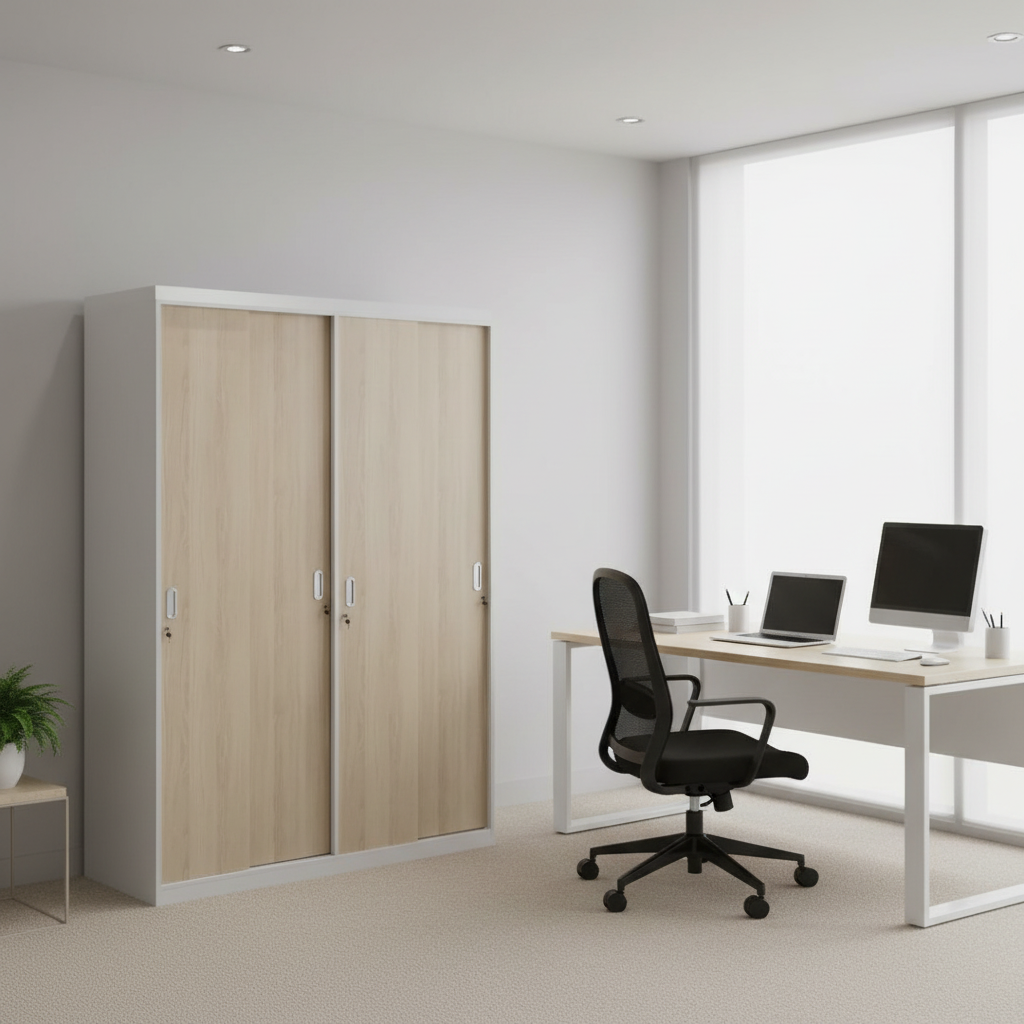 RADAR Color Full Height Four-Door Sliding (File) Cabinet