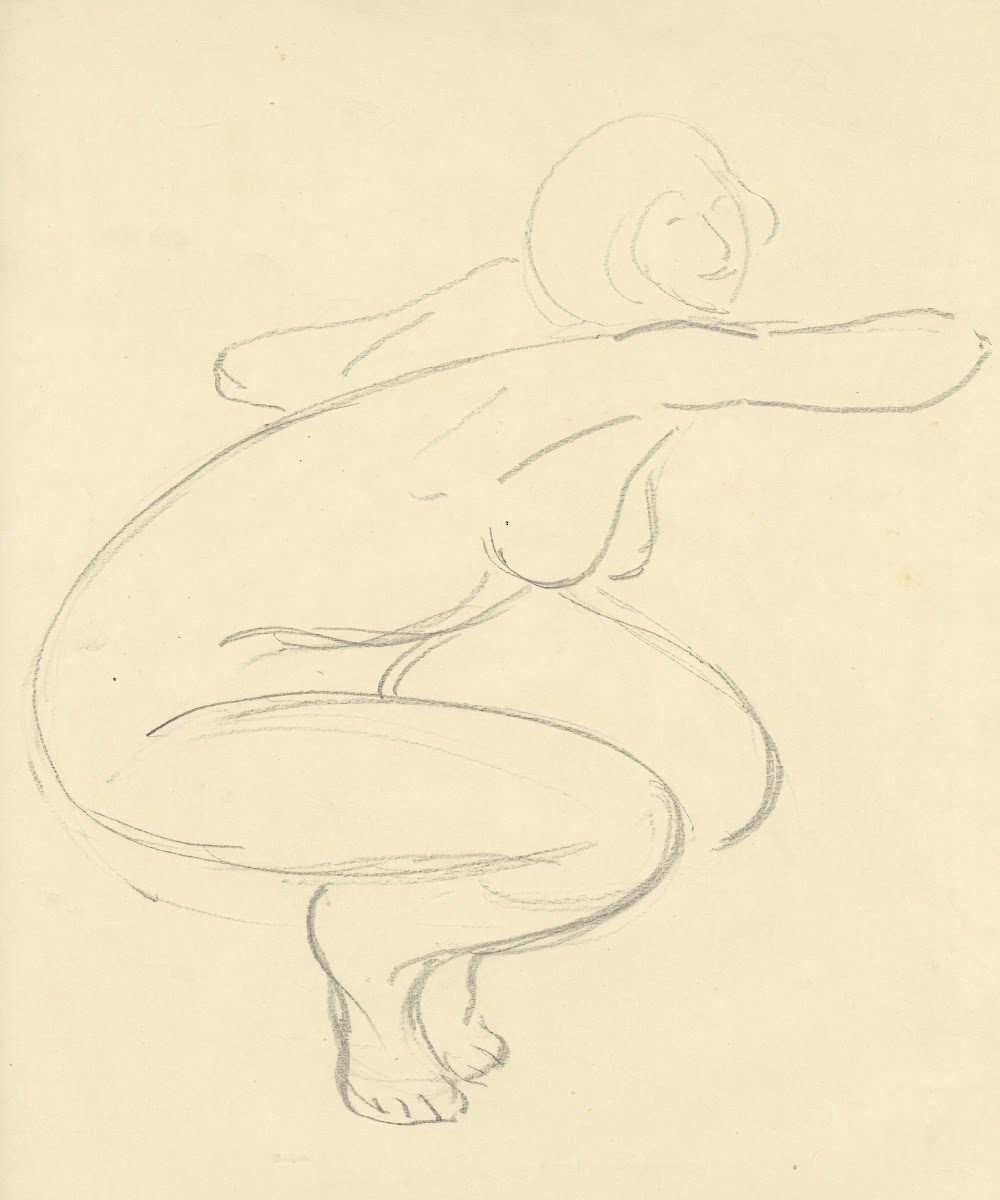 Zittende figuur