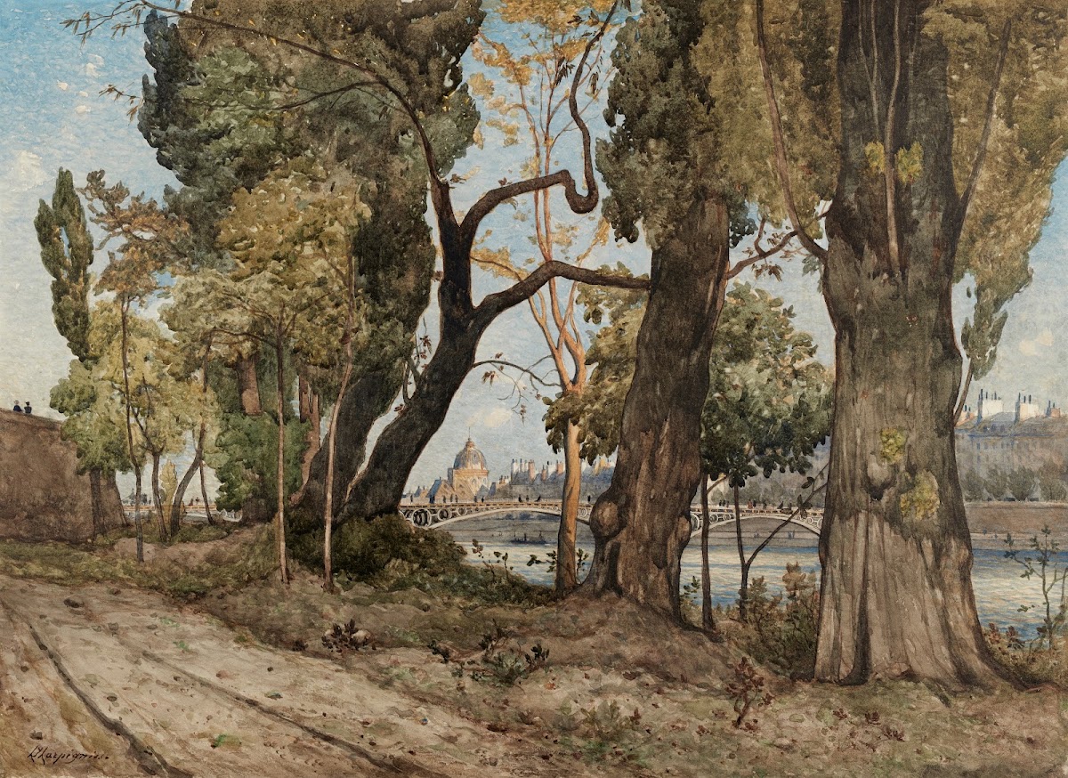 La Seine à Paris vue de lInstitut