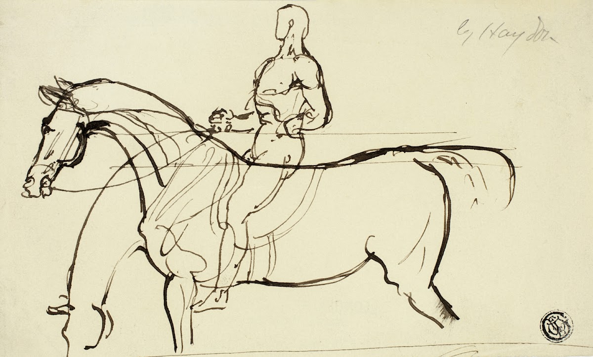 Sketch of Horse and Rider