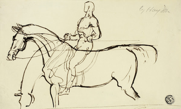 Sketch of Horse and Rider