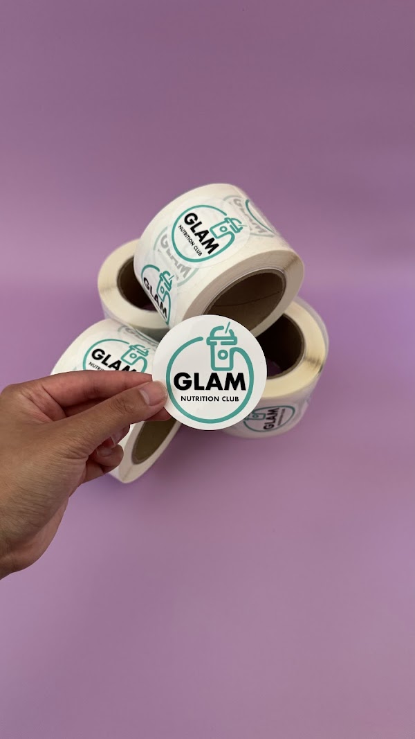 Labels on Rolls printed by Sticky Sitch Melbourne