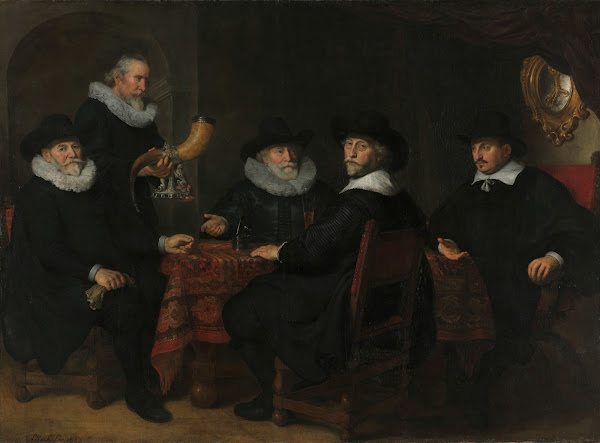 Four Governors of the Arquebusiers Civic Guard Amsterdam 1642 1642