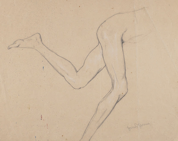 Study of Legs of a Running Man 1895