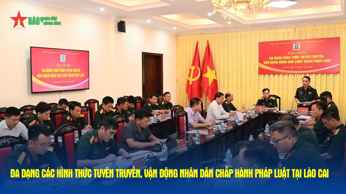Đa dạng các hình thức tuyên truyền, vận động nhân dân chấp hành pháp luật tại Lào Cai - Báo Quân Đội Nhân Dân