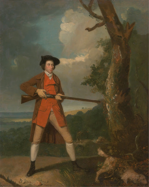 Portrait of a sportsman possibly Robert Rayner ca 1770