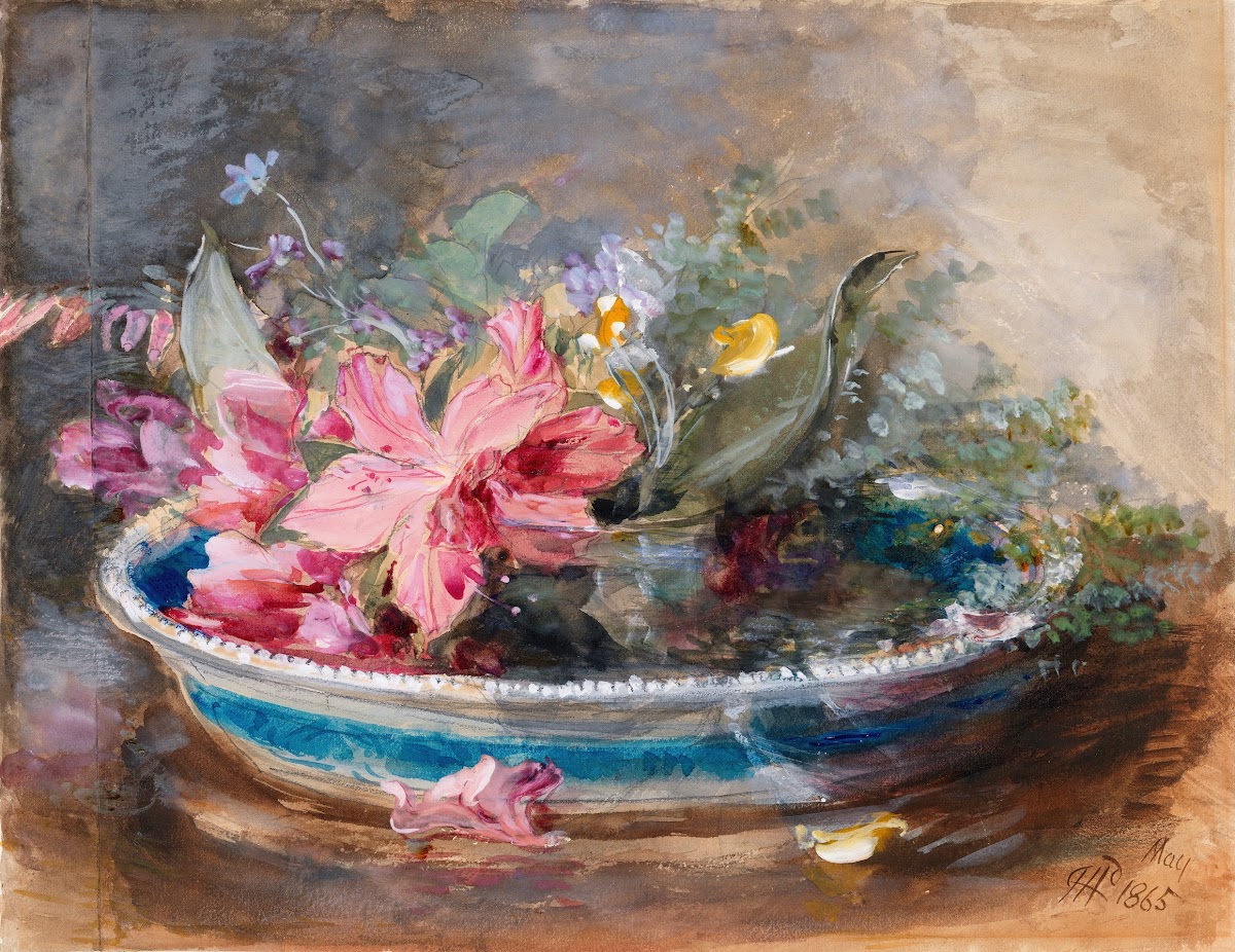 Flowers in a Bowl 1865