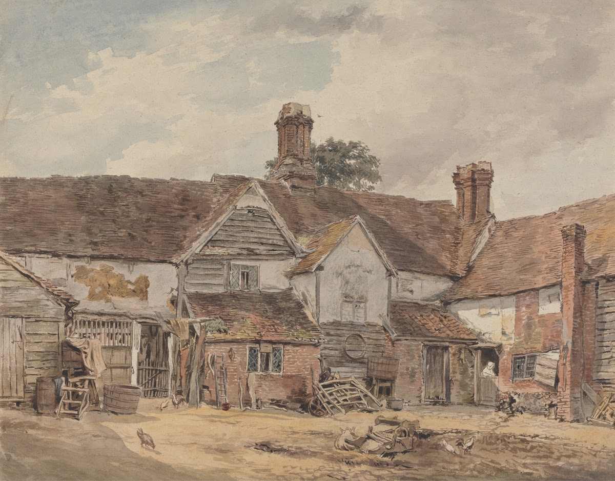 Old Farm Buildings ca 1817