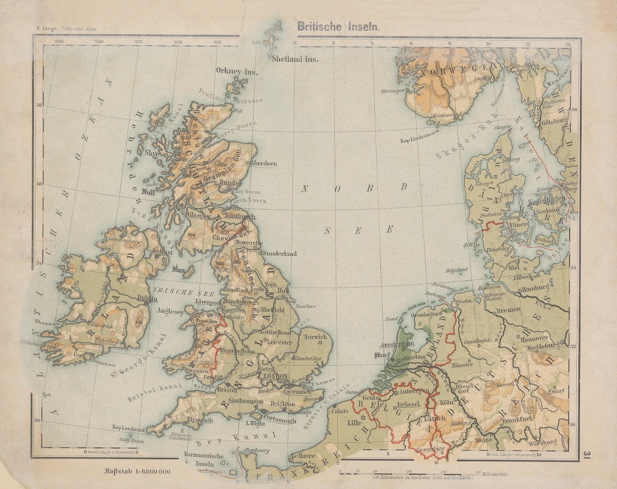 Britische Inseln 1898