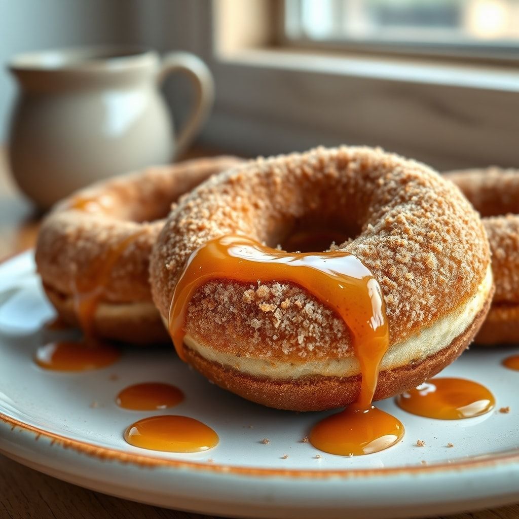 Easy Baked Cinnamon Sugar Donuts Recipe for Breakfast (Homemade in 40 Min!) finished