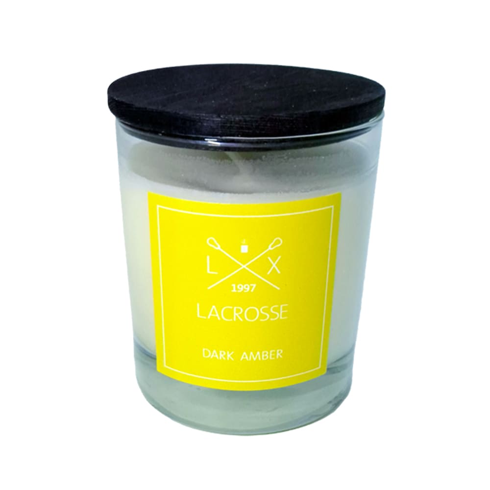 Vela en vaso de vidrio Ambientair™ Lacrosse Dark Amber, 200 mL