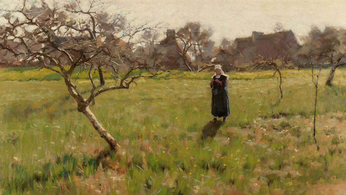 Brittany Field with Figure 1889