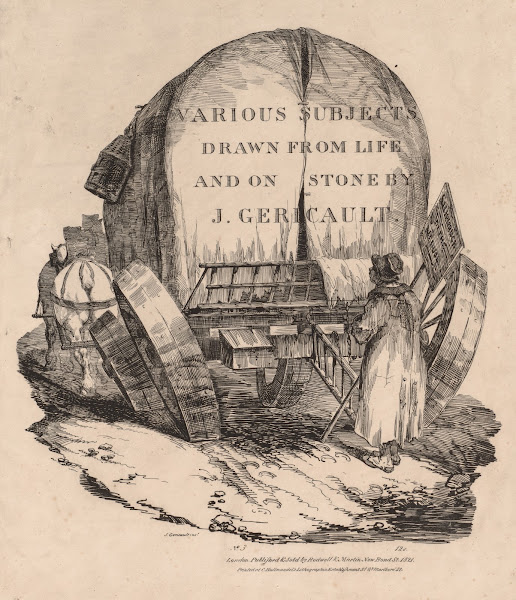 A Wagon with Harnessed Horses 1821