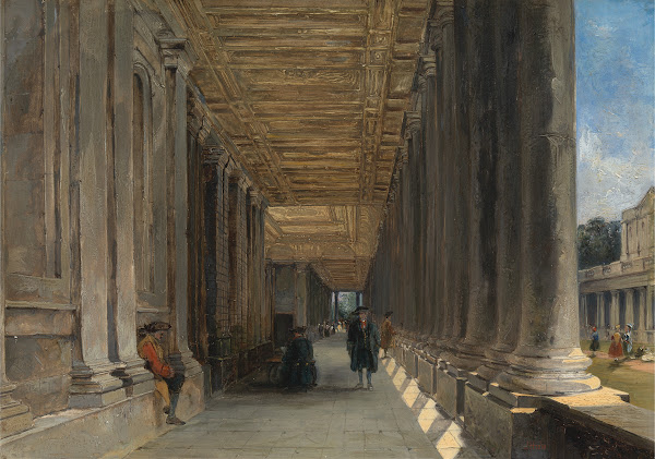 The Colonnade of Queen Marys House Greenwich 1833