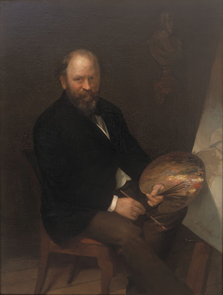 Self Portrait of the Artist in his Studio 1871