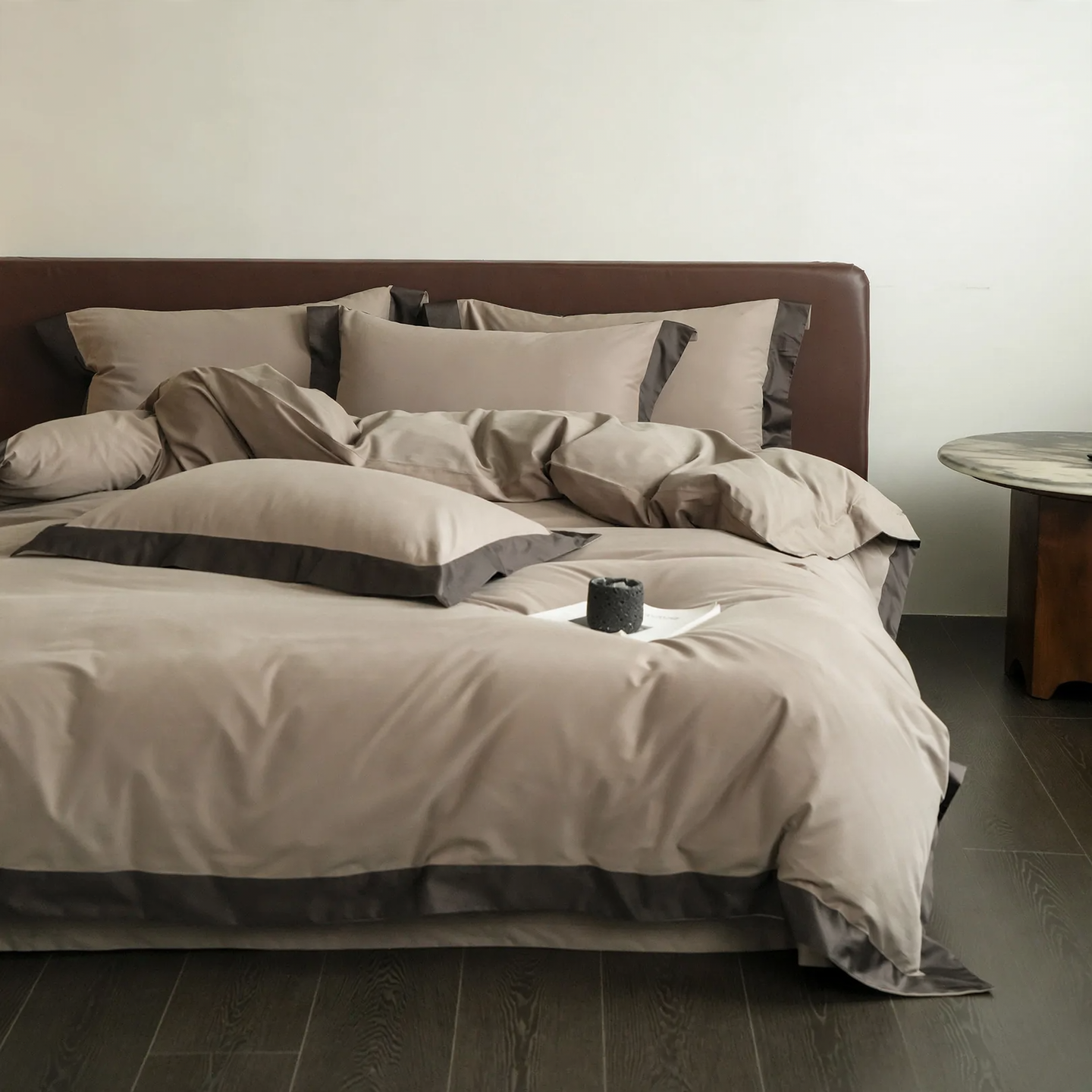 Bedding set made of pure cotton, brushed, for winter