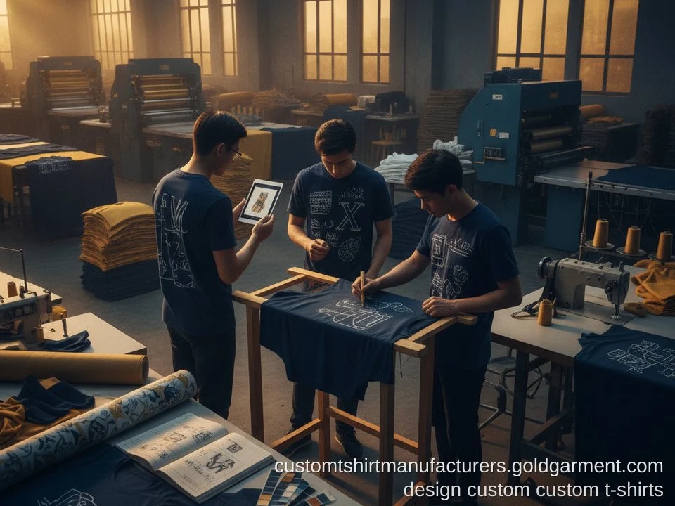How to Design a Custom custom t-shirts: From Concept to Bulk Production - Gold Garment Vietnam