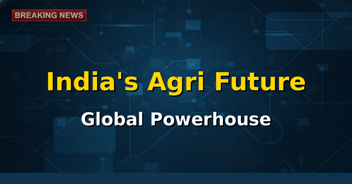 Union Minister Piyush Goyal chairing a meeting on agriculture, discussing strategies for global market expansion.