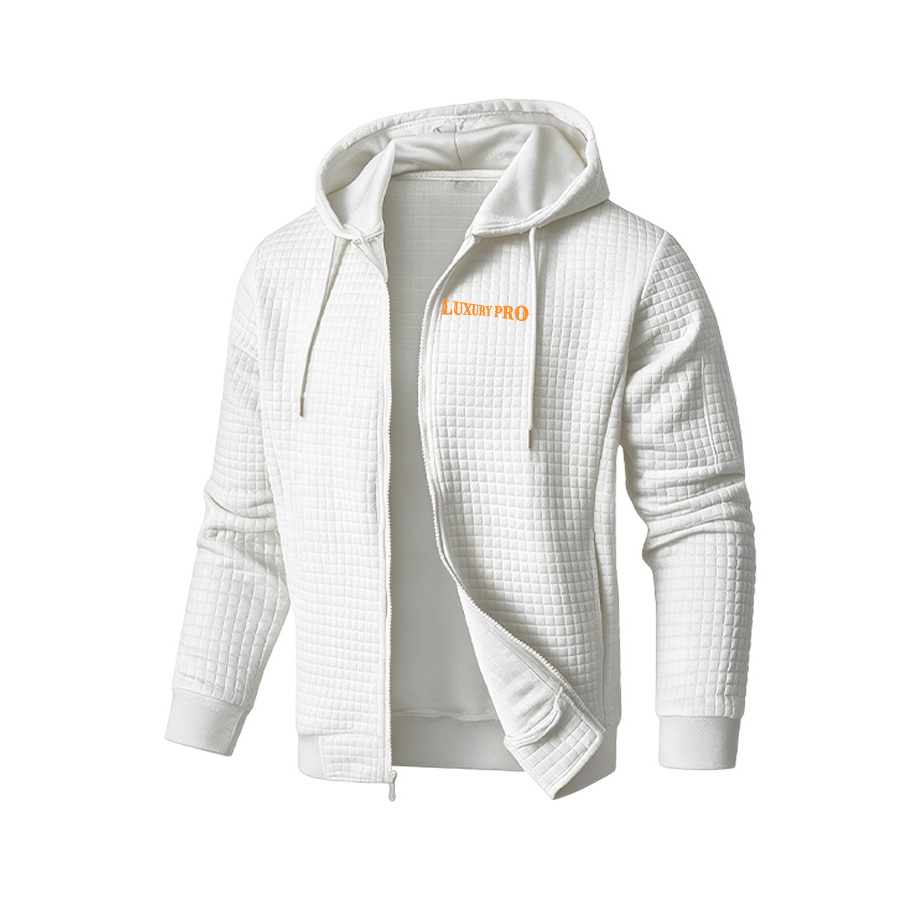 2D Waffle Zip Hoodie