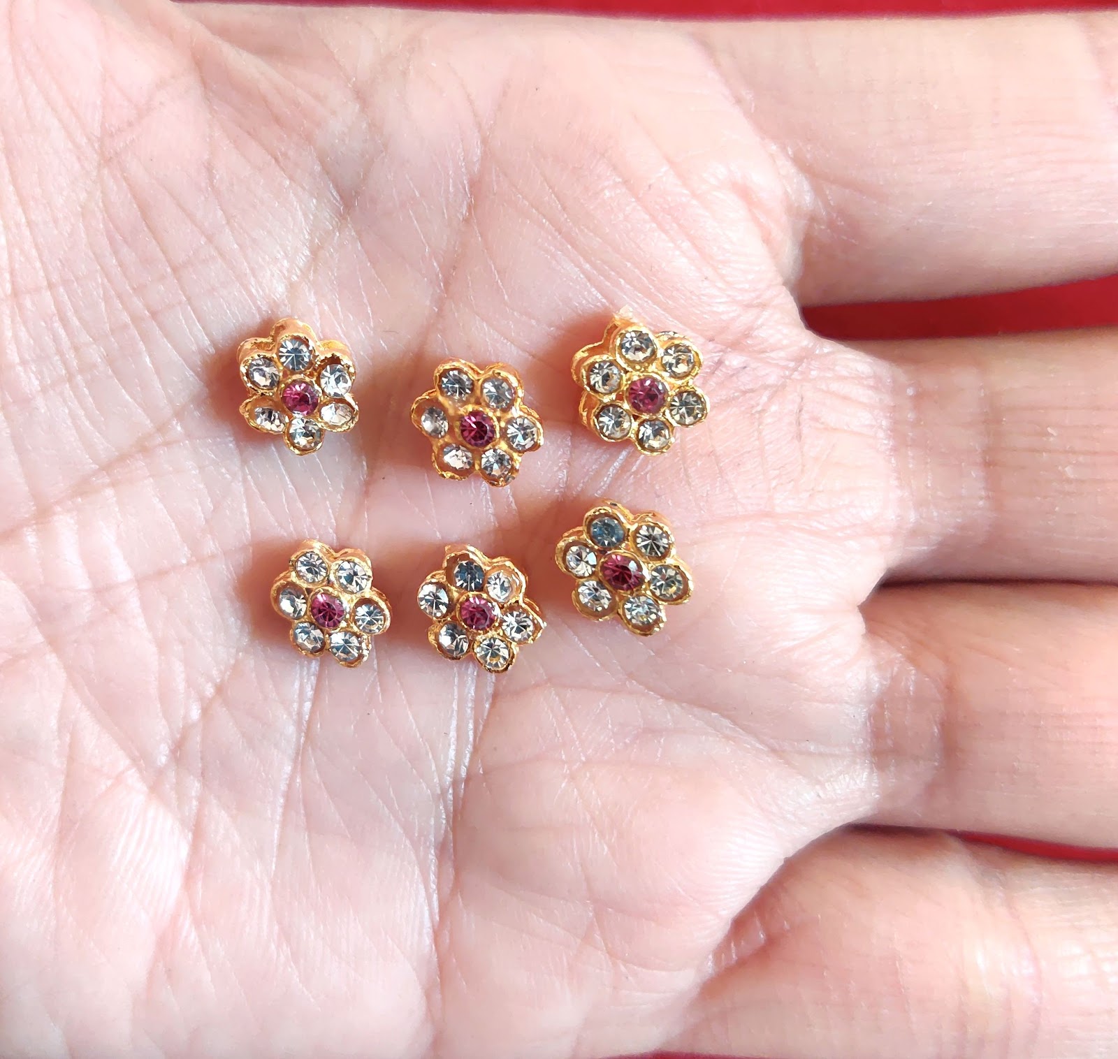 Small Ful Small Pink Diamond-P41-pack of 6