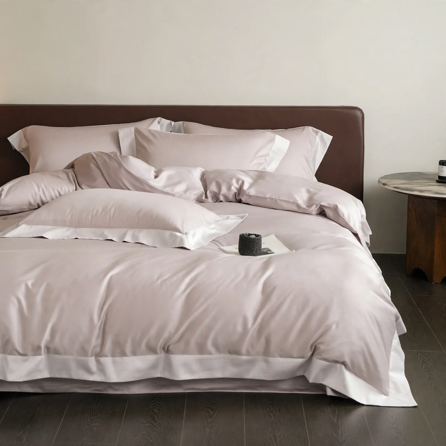 Bedding set made of pure cotton, brushed, for winter