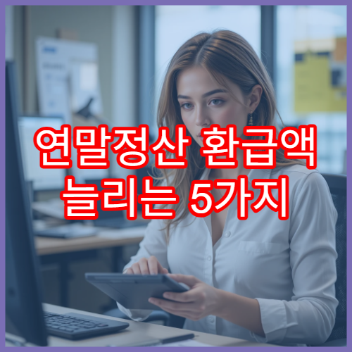 연말정산 환급액 늘리는 5가지 절세 전략 | 직장인 필독