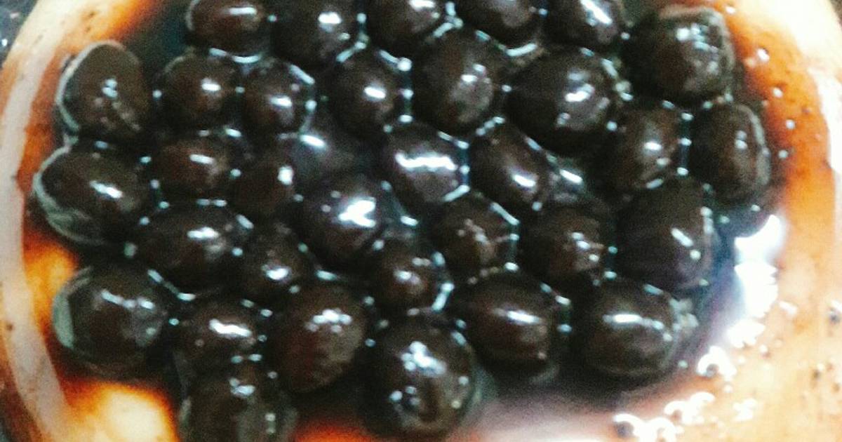 Pudding trân châu đường đen