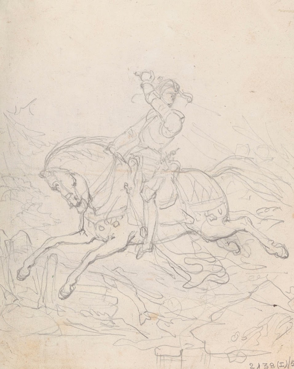 Rider in Armour on Horseback