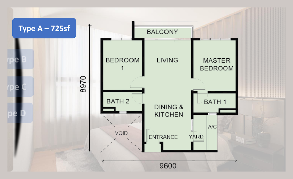 Laverra Seri Damansara Residences 户型图
