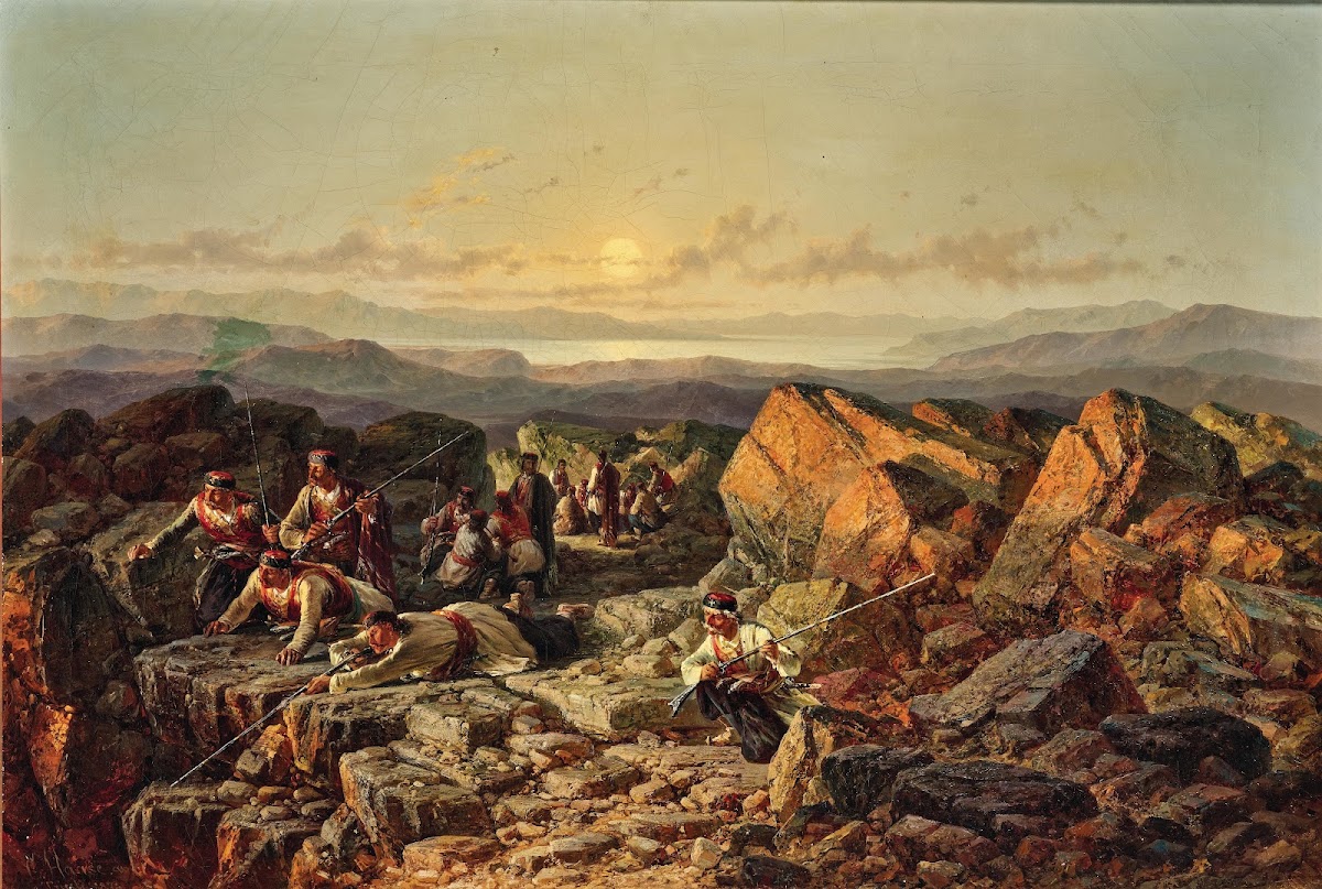 Ambush In The Montenegrin Mountains 1874