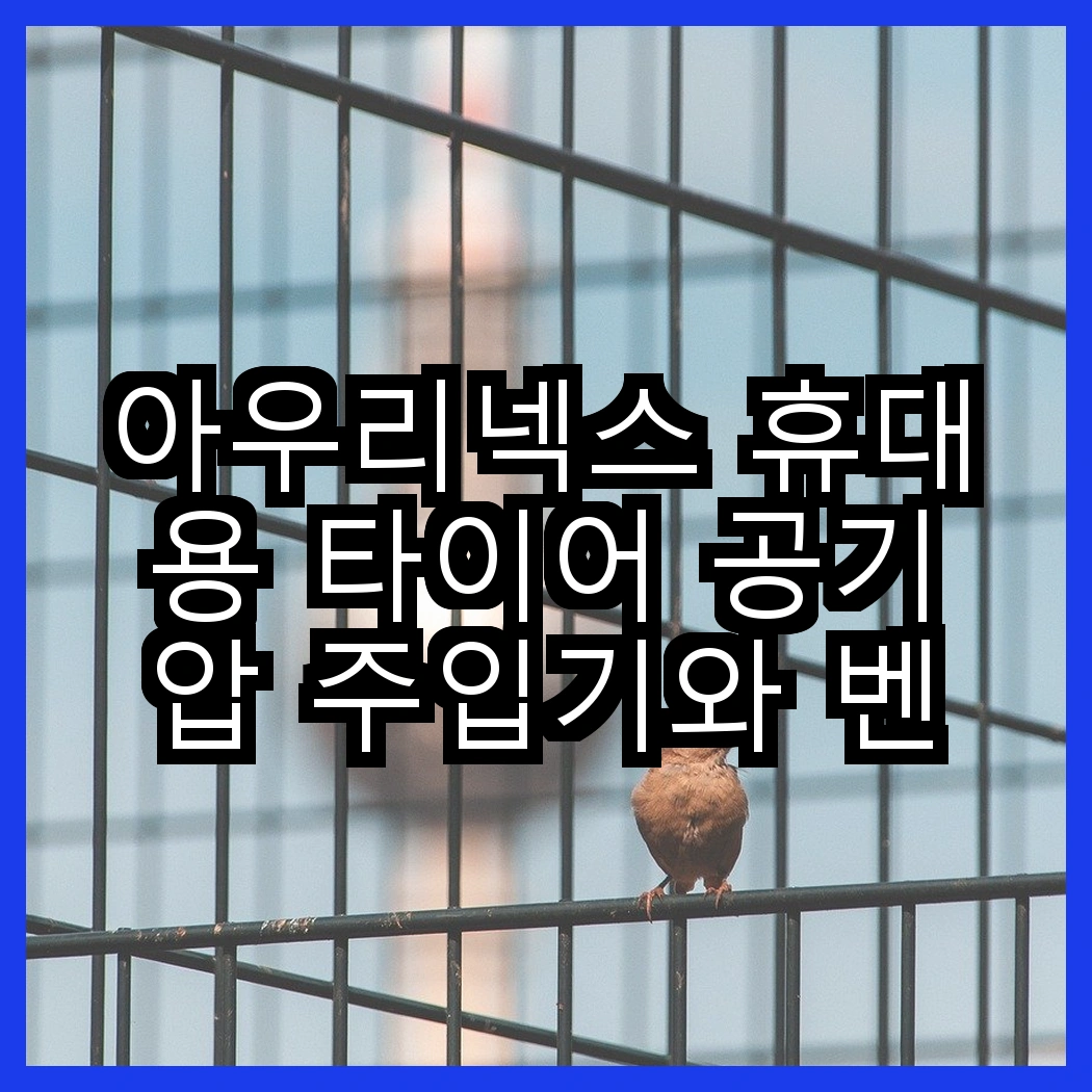 아우리넥스 휴대용 타이어 공기압 주입기와 벤딕트 무선 주입기의 차이점, 어떤 선택이 더 편리할까? 썸네일