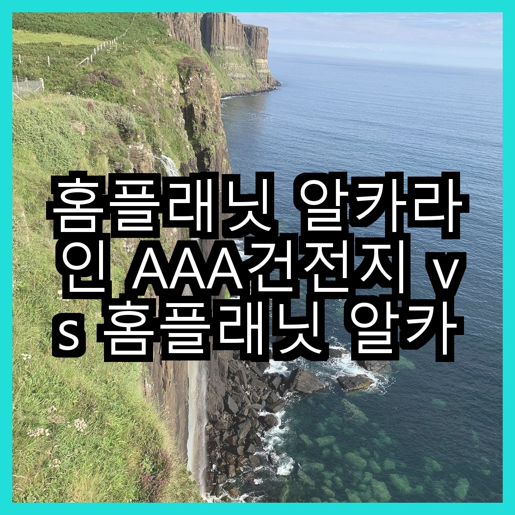 홈플래닛 알카라인 AAA건전지 vs 홈플래닛 알카라인 AA건전지, 어떤 선택이 더 나을까요? 썸네일