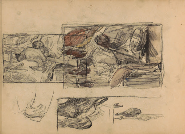 Figuren in een slagerij 1887