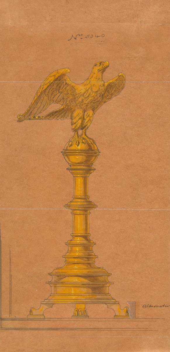 Design executed for Jones and Willis metal and wood workers and church furniture