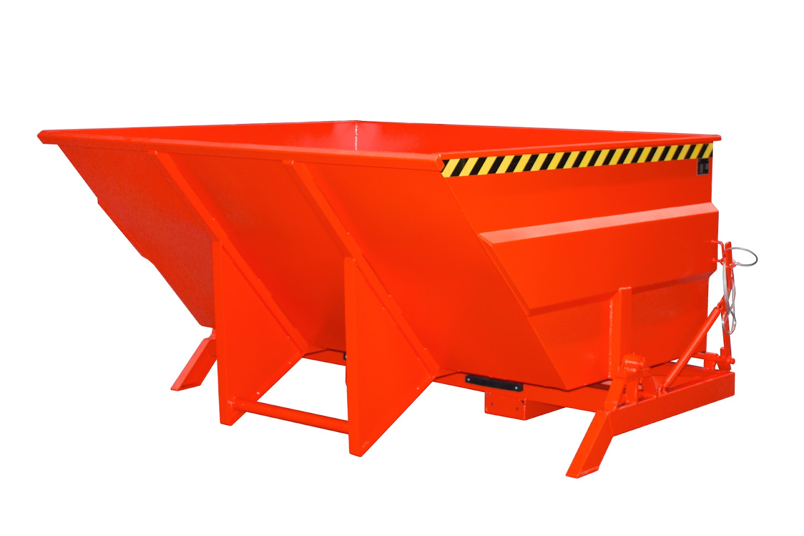 Kiepcontainer BKC 300, gelakt, Vuurrood