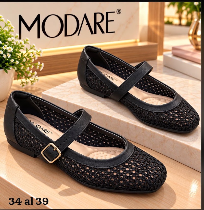 Sandalias bailarinas con hebilla